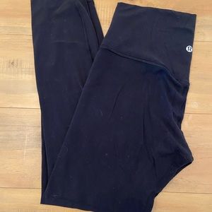 Lululemon Align black 25” leggings size 6